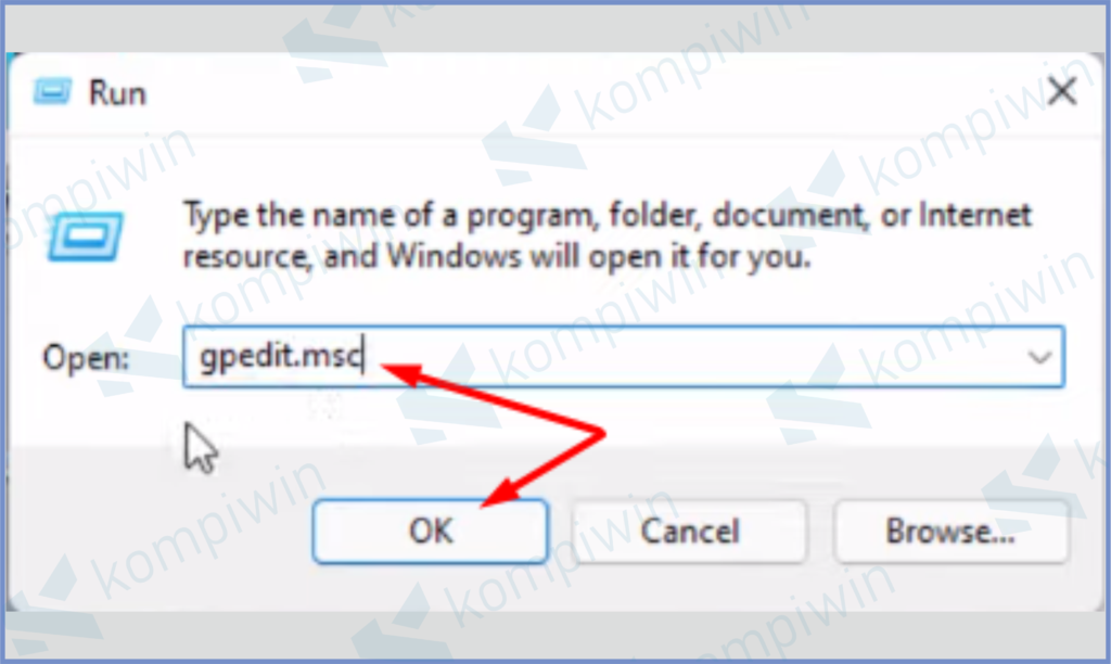 10 Ketik GPedit - Cara Memperbaiki Antimalware Service Executable High