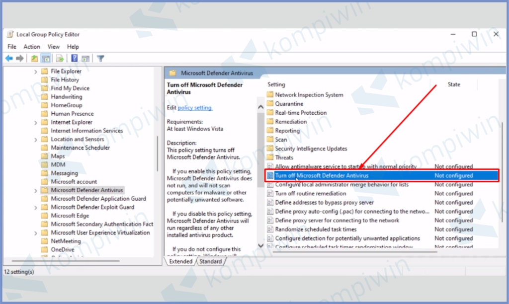 14 Turn Off Microsoft - Cara Memperbaiki Antimalware Service Executable High